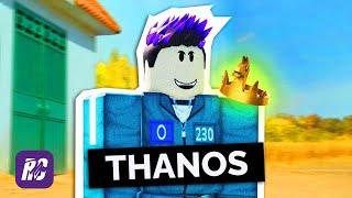 I WON Roblox Squid Game as THANOS