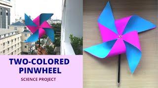 PAPER PINWHEEL | Step by Step Guide on How to Make a Pinwheel | Science Project