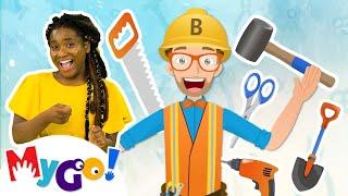 What's in My Toolbox? | Blippi Songs in Sign Language | ASL Songs for Kids