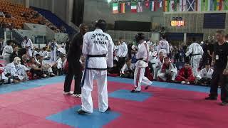 World Champs 2013 fighting up weight against Poland Points stop