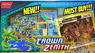 Pokemon released a BRAND NEW CROWN ZENITH product!!!