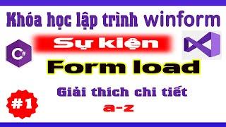 Sự kiện form load trong Winform C# | NT Software