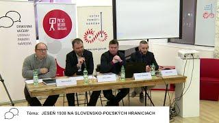 JESEŇ 1938 NA SLOVENSKO-POĽSKÝCH HRANICIACH - Diskusný večer ÚPN  (30.11.2023)