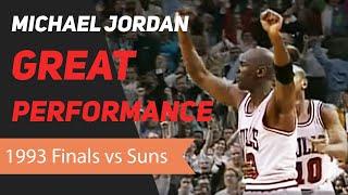 Michael Jordan 1993 NBA Finals Great Performance