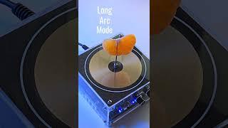 Tesla Coil Wireless With Stereo Sound Speaker #shorts