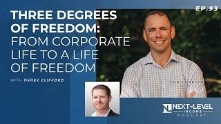 Three Degrees of Freedom: From Corporate Life to a Life of Freedom with Derek Clifford - Episode 93