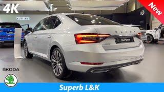 Škoda Superb L&K 2022 - FULL Review in 4K | Exterior - Interior, 2.0 TDI 200 HP, 7 DSG, 4x4, Price