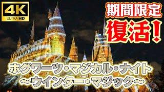 【USJハリポタ10周年】ホグワーツ・マジカル・ナイト～ウインター・マジック～｜Hogwarts™ Magical Night ~Winter Magic~｜Wizarding World 10th