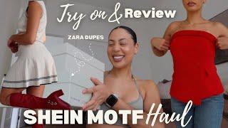 SHEIN WINTER CLOTHING HAUL | MOTF TRY ON REVIEW