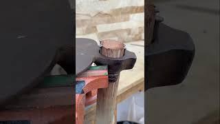 The process of installing the hoe handle #shorts