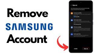 How To Remove Samsung Account Without Password |Remove Samsung Account Without Password