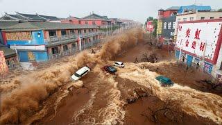 2 minutes ago in China! Historical city disappeared in one day, flooding in Zhenyuan