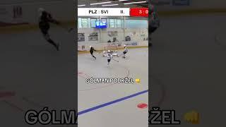 Tenhle zákrok vyrážečkou? #hokejbal #ballhockey #highlight