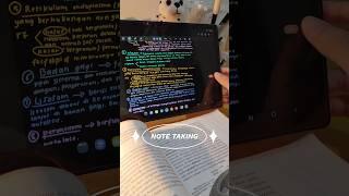aesthetic note taking on tab| DIGITAL NOTE TAKING