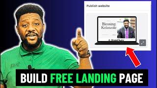 How to create a free landing page in 9 minutes (Build a landing page with Canva)