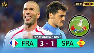 ZIDANE DESTROYING SPAIN IN 2006 | CASILLAS, XAVI HERNANDEZ, PUYOL