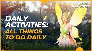 Black Desert Mobile: Beginner Guide - All Things To Do Daily (2023)