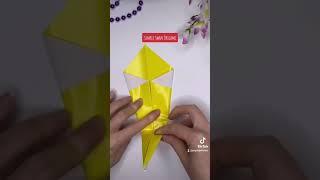 Watch as I turn a simple piece of paper into graceful origami swan!  #origami #origamitutorial