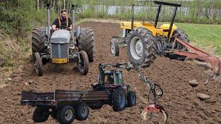 How many tractors you need to plant potatoes?