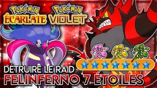 VAINCRE FELINFERNO EN RAID 7 ETOILES (SOLO) + EPICES SECRETES | Pokémon Violet / Ecarlate