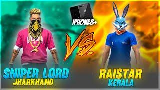 RAISTAR vs SNIPERLORD !!️ Free iPhone 8+ Winner | Jharkhand vs Kerala - Garena Free Fire