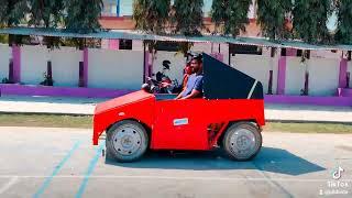 electric car have auto mode feature made by Sagar Khanal spa student ️