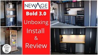 NewAge Products Bold 3.0 Garage Storage Cabinets Complete Unboxing, Installation and Review