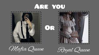 Which Queen are you ( Mafia Queen or Royal Queen) | aesthetic quiz | Pakeezah 