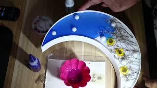 How to make resin lamp | Resin Moon Lamp | Epoxy Resin | Galaxy Ideas | DIY Project