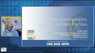 USD's Dr. Joseph Lathan- Online Learning Myths, Realities, and Best Practices