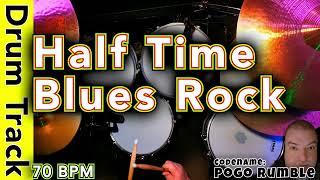 Shake the Ground with Pogo Rumble: 6/8 Blues Rock Drum Track with Half-Time Feel