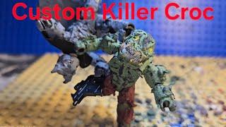 Custom Building Killer Croc! Mega Construx! #custom #action #trending #viralvideo #subscribe #shorts