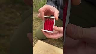  The guy shows SURVIVAL skills: Made Matches for Hiking ️ #bushcraft #camping #survival #outdoors