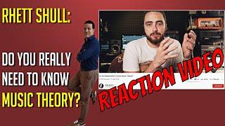 Re: Rhett Shull video - Do You Need Music Theory?