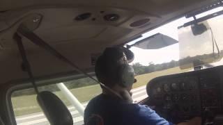 Solo Flight Training with ATC Voice- GoPro Hero 3