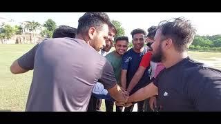 Wonderful Cricket Match Between Juniors vs Seniors at IBS Ahmedabad - MBA College in India