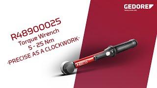 GEDORE red Torque Wrench 1/4" | R48900025 | 5-25 Nm