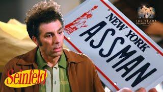 Kramer's unique license plate | Seinfeld (1989)