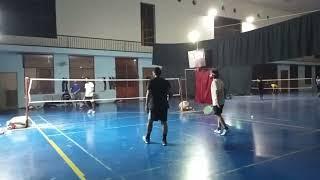 Men's Double Badminton Match Between Sikandar and Partner VS Moeen and Partner