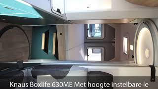 Knaus Boxlife 630ME Met hoogte instelbare lengtebedden!