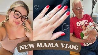 daily vlog | a week after giving birth ️ + a family surprise!