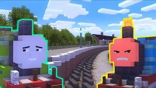 Percy AND Thomas Sodor Racing (Part 2) | Minecraft MEME Animation