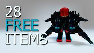 28 FREE ITEMS TO GET ON ROBLOX 