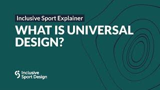 What is Universal Design?