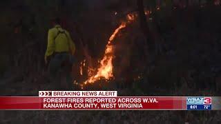 Forest fires reported across West Virginia