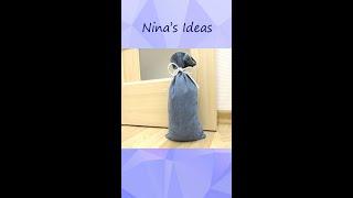 DIY Easy Bag  Door Stopper From Old Jeans In 10 Minutes - Top Door Stop - Old Jeans Crafts Ideas