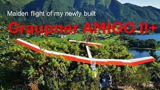 Maiden flight of newly build Graupner Amigo