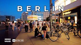 BERLIN, GERMANY EVENING SUMMER WALKING TOUR 4K UHD