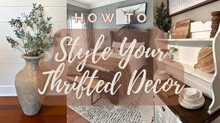 HOW TO STYLE YOUR THRIFTED HOME DECOR | Bedroom Refresh