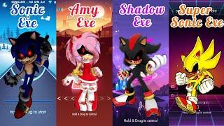 Sonic Exe - Amy Exe - Shadow Exe - Super Sonic Exe | Beat Roller - Tiles Hop - Beat Jumper - Smash